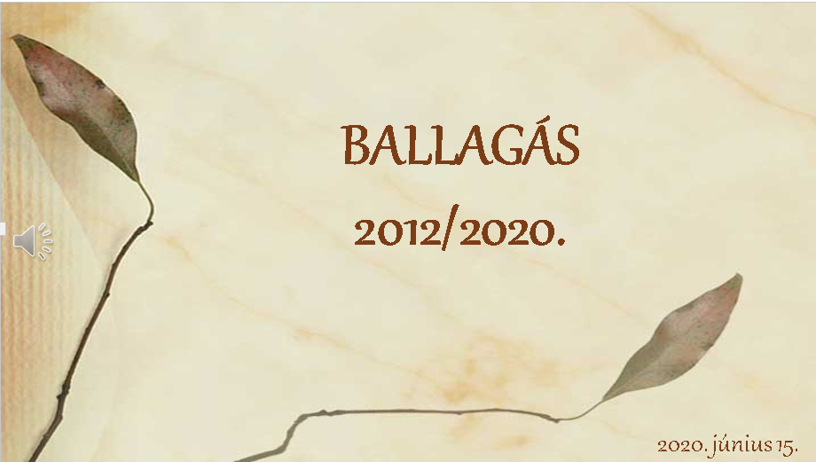 Búcsúzunk ballagó diákjainktól